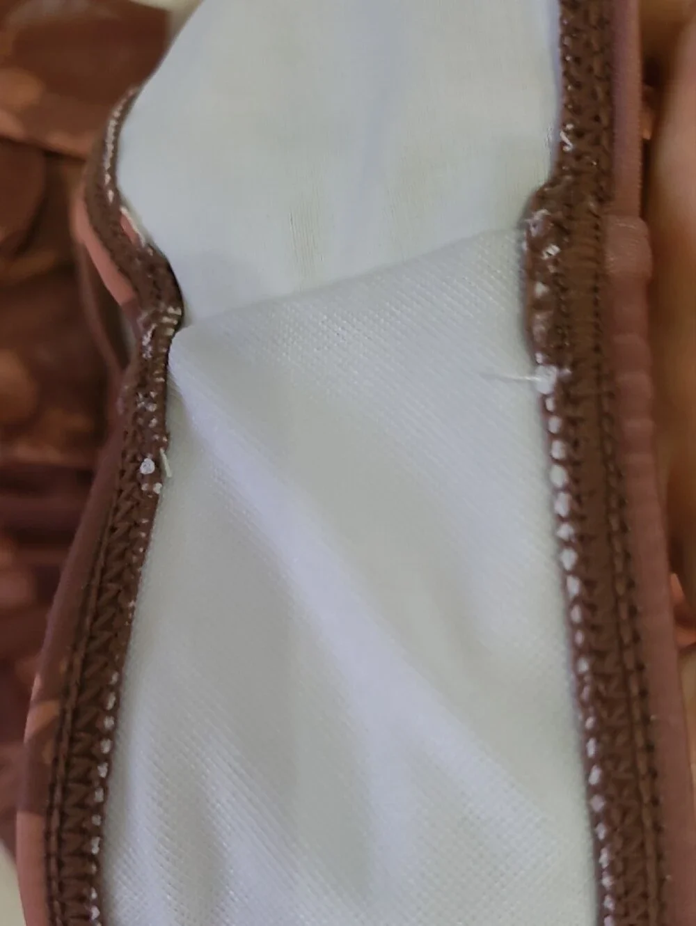Floral Brown One-Piece Swimsuit - Halter Style - Picture 8 of 10